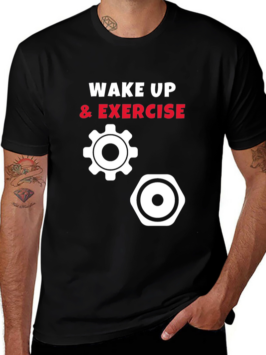 Wake Up & Exercise Graphic Tee