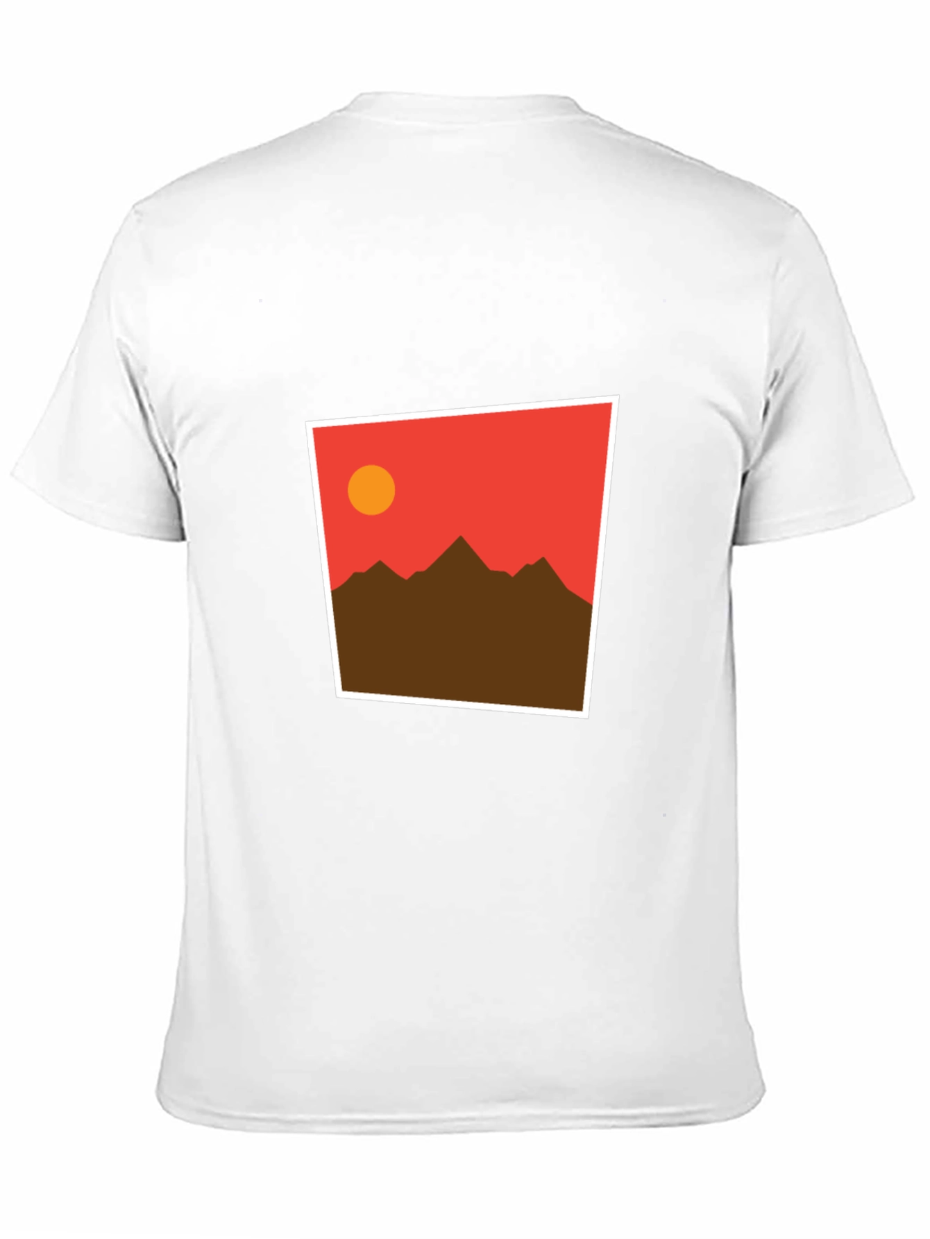 Sunset Mountain Graphic Tee - Soft Cotton Blend