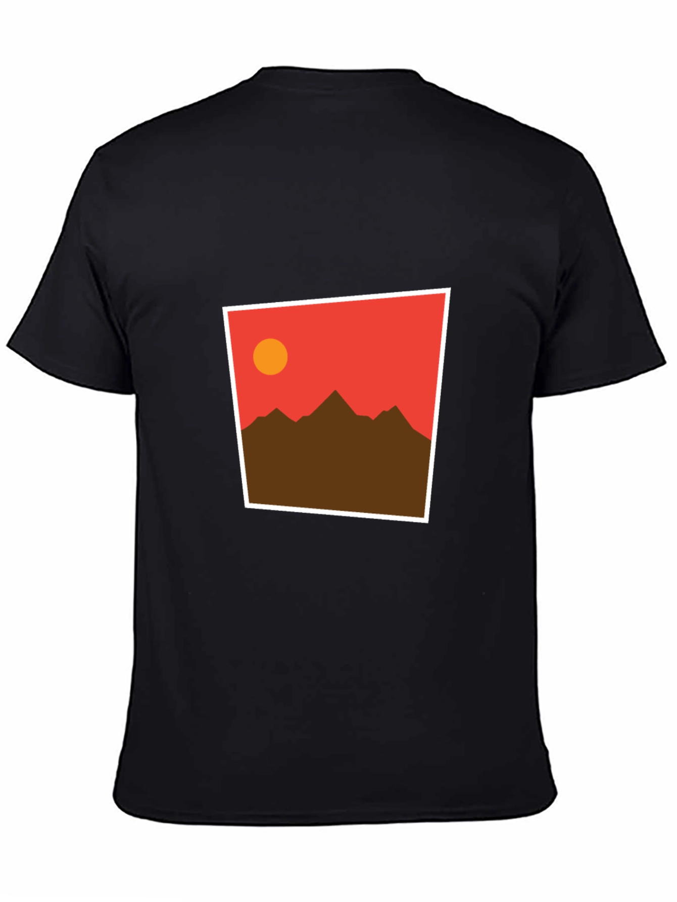 Sunset Mountain Graphic Tee - Soft Cotton Blend