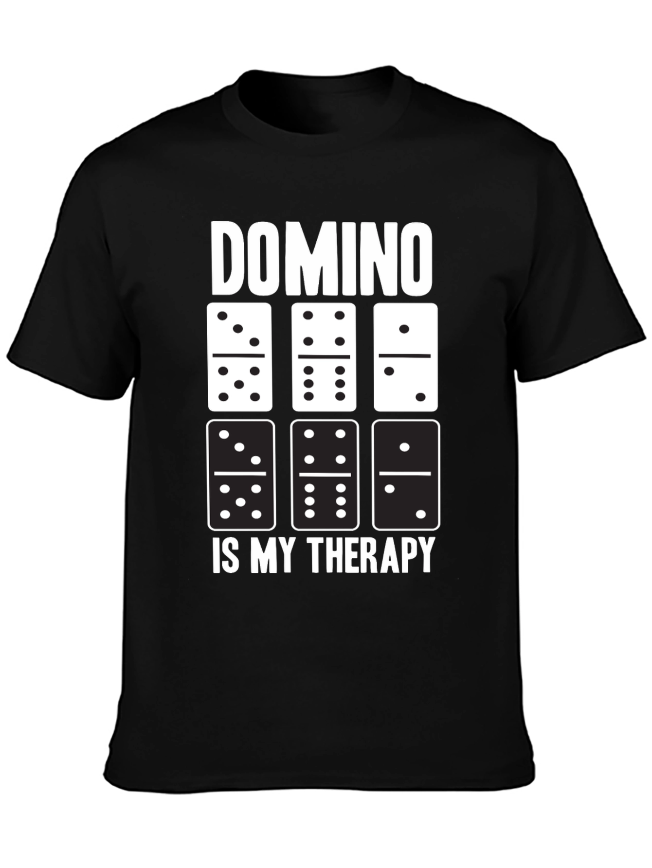 Domino Therapy T-Shirt - Playful Graphic Tee