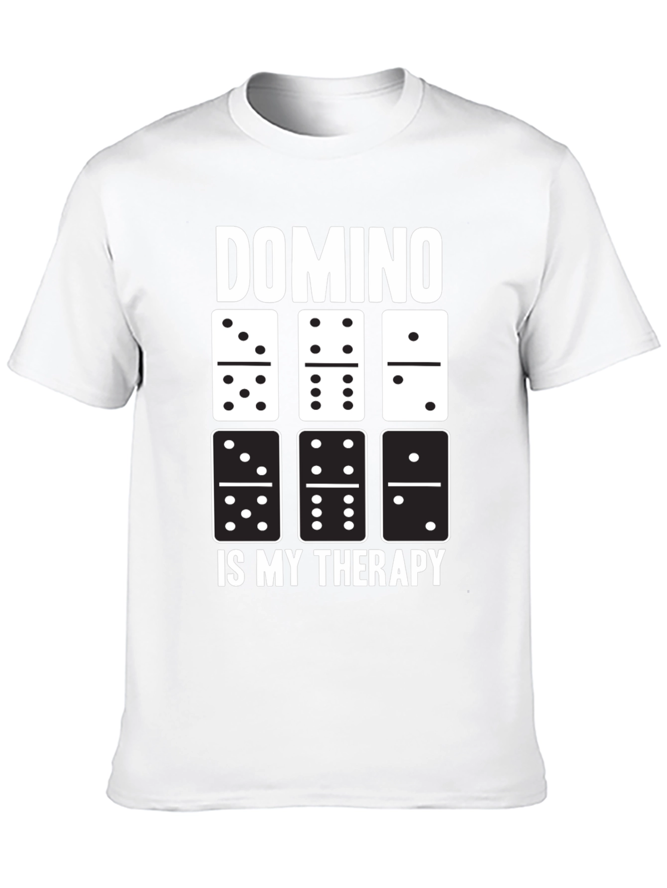 Domino Therapy T-Shirt - Playful Graphic Tee