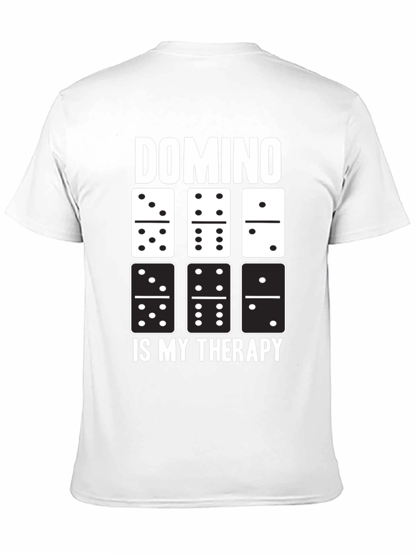 Domino Therapy T-Shirt - Playful Graphic Tee