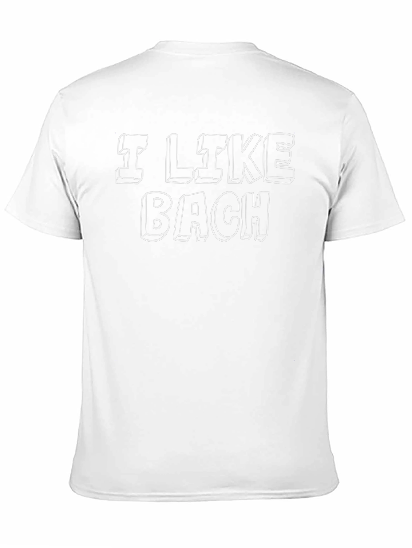 I Like Bach Black T-Shirt - Music Lover Tee