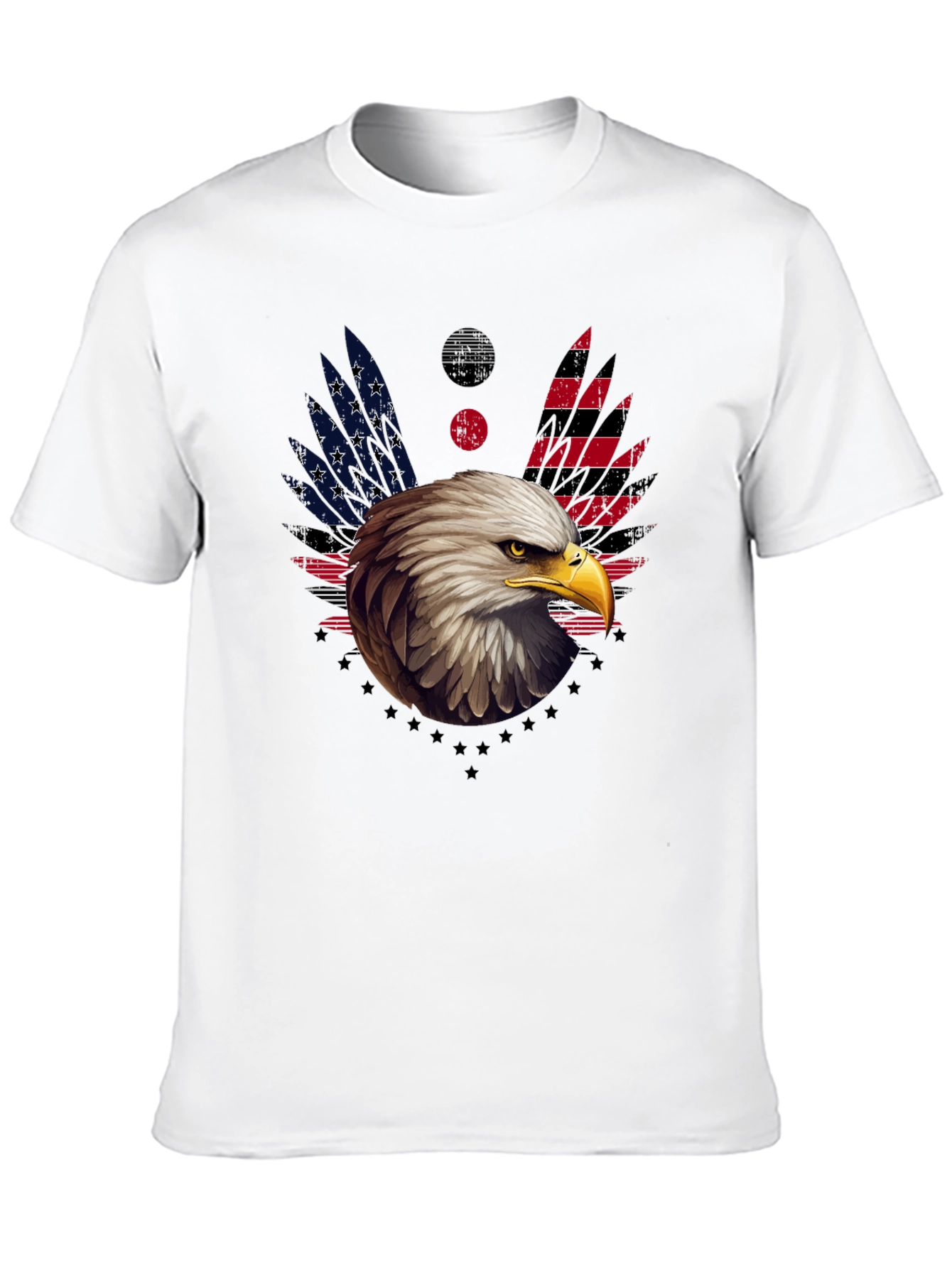 American Eagle Graphic T-Shirt Patriotic Design