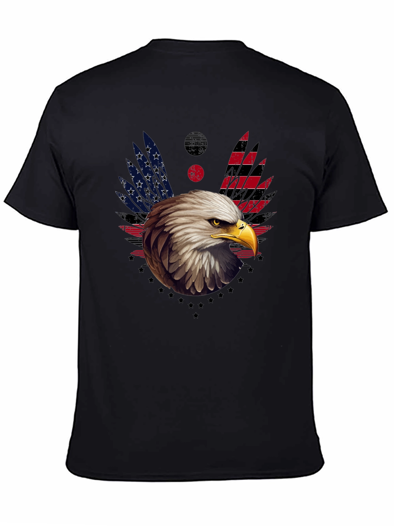 American Eagle Graphic T-Shirt Patriotic Design