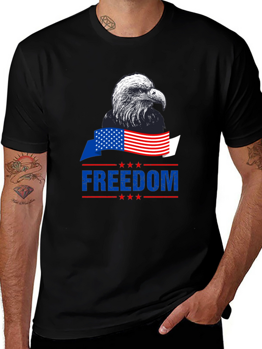 Patriotic Eagle Freedom T-Shirt - American Pride