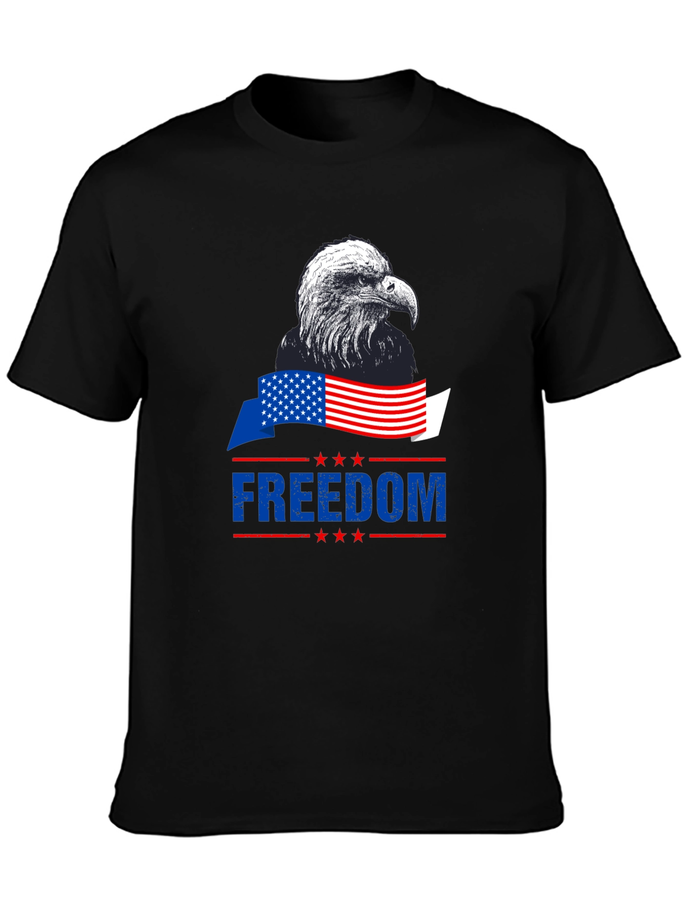 Patriotic Eagle Freedom T-Shirt - American Pride