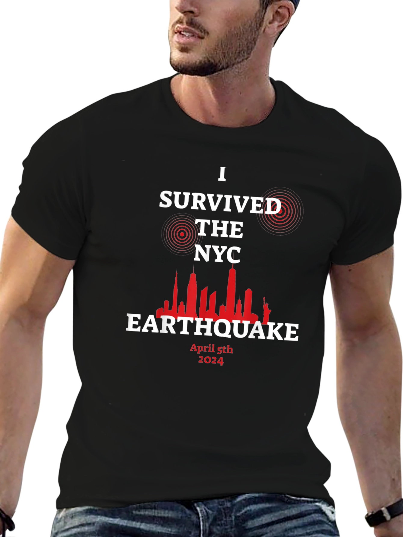 I Survived the NYC Earthquake April 5th 2024 T-Shirt