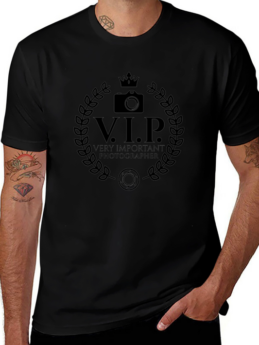 VIP Photographer Black T-Shirt