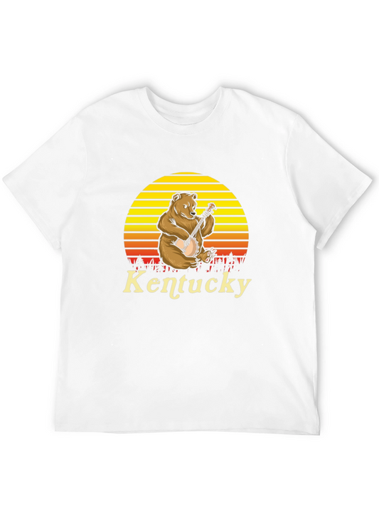 Kentucky Bear Banjo Graphic T-Shirt