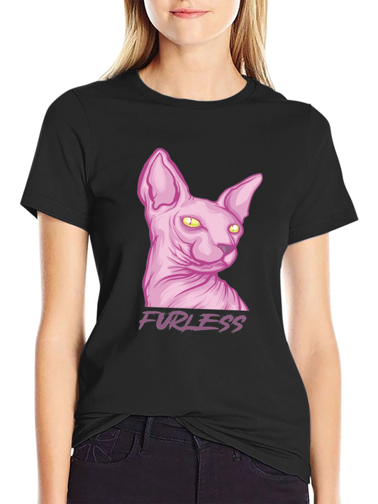 Furless Cat T-Shirt - Sphynx Cat Tee