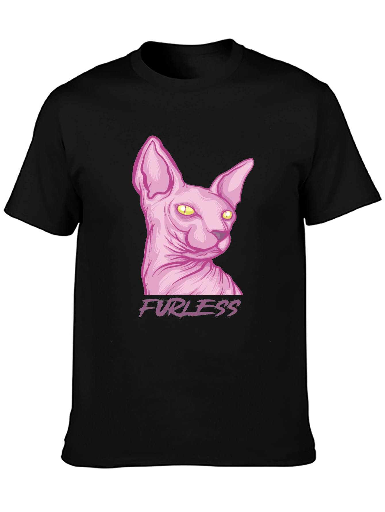 Furless Cat T-Shirt - Sphynx Cat Tee