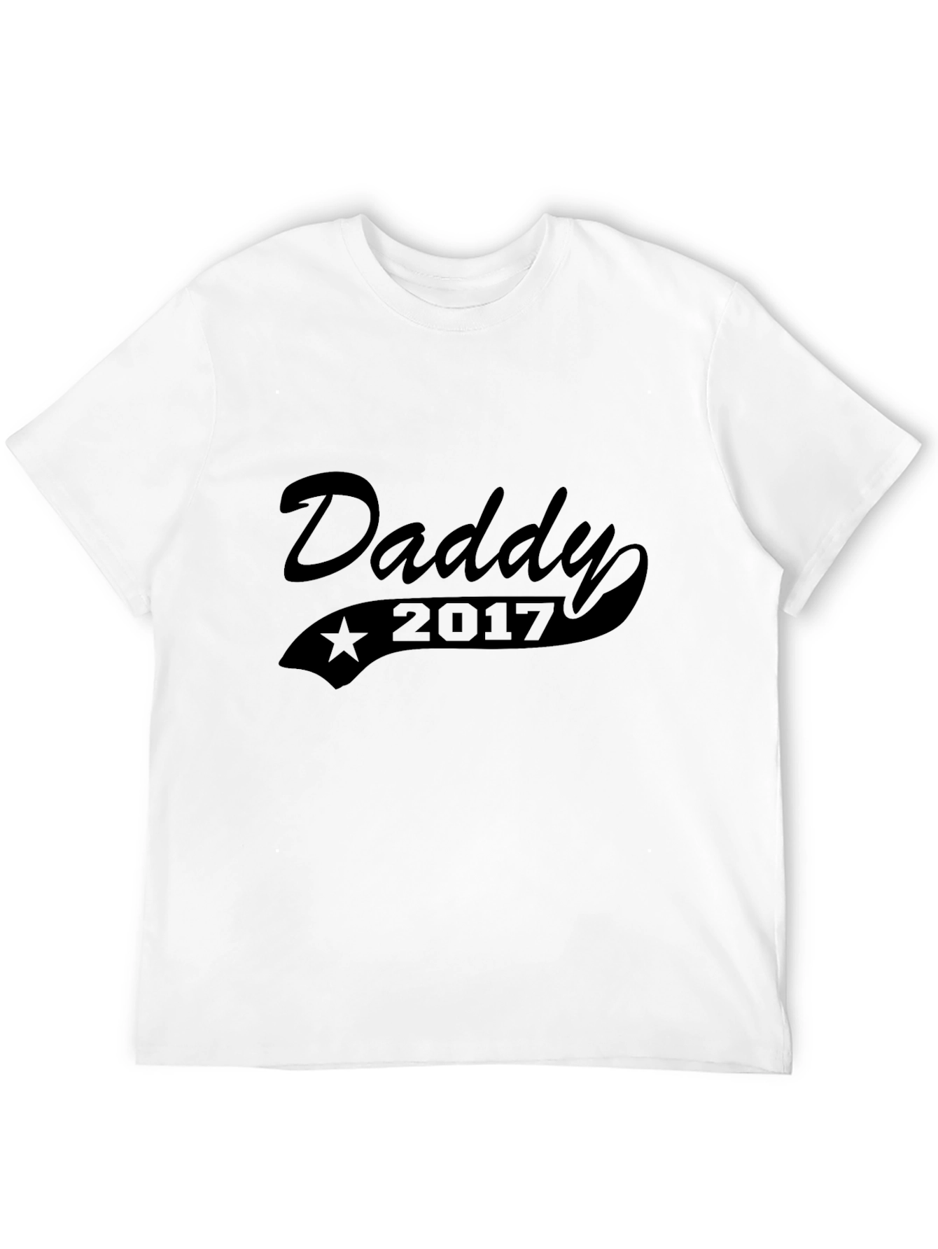 Daddy 2017 Black Graphic T-Shirt