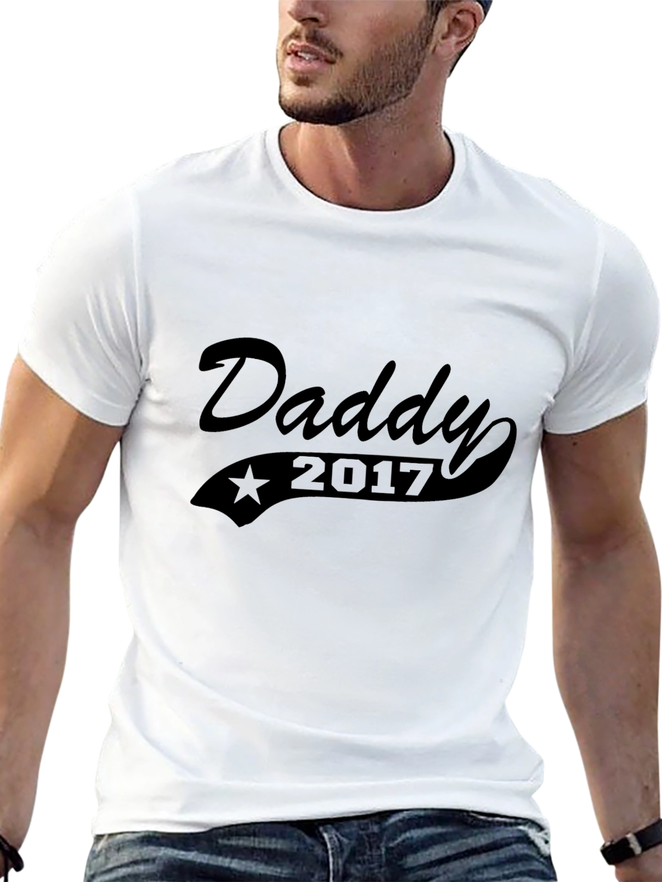 Daddy 2017 Black Graphic T-Shirt