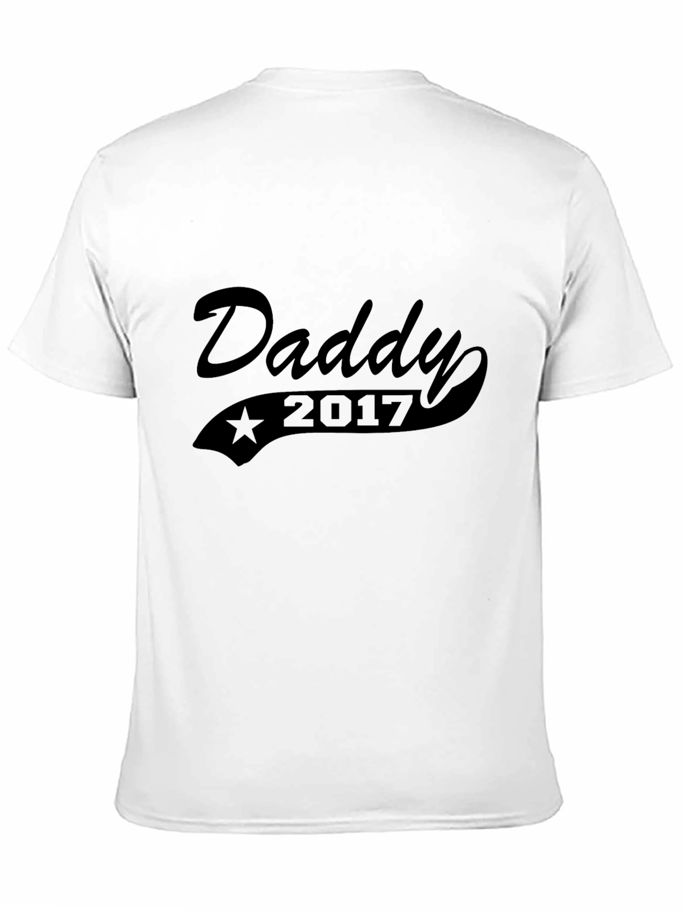 Daddy 2017 Black Graphic T-Shirt