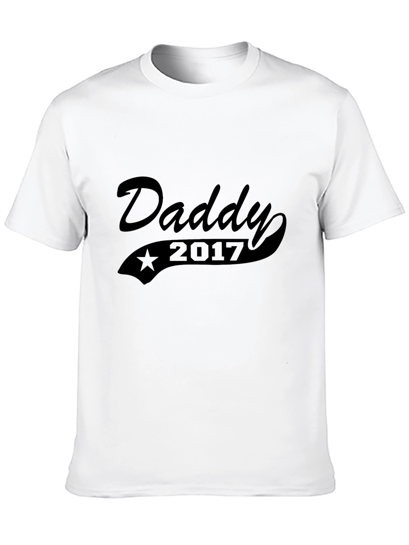 Daddy 2017 Black Graphic T-Shirt
