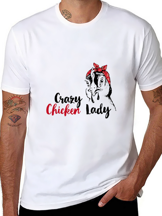 Crazy Chicken Lady Graphic Tee