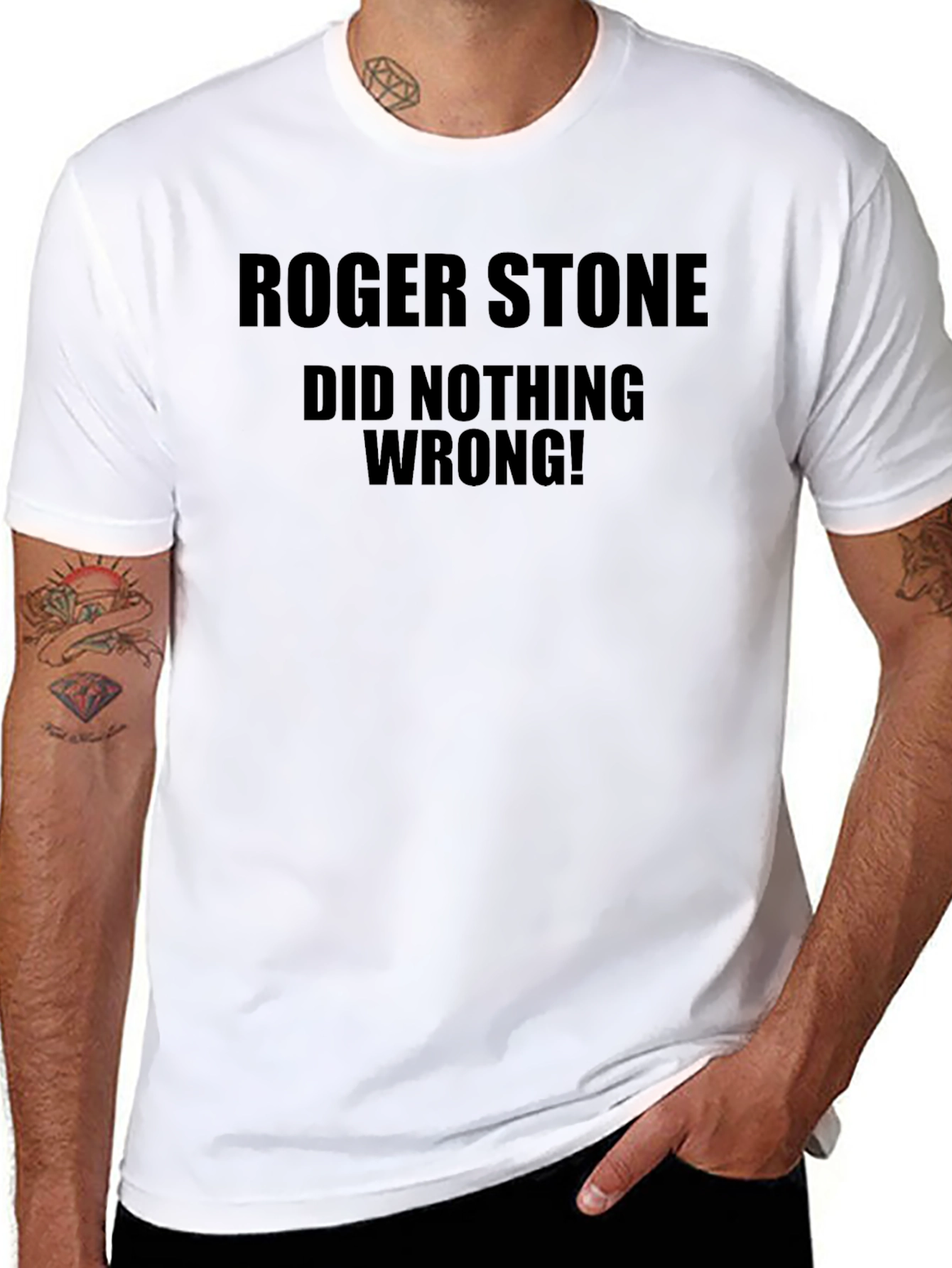 Roger Stone Did Nothing Wrong Graphic Tee