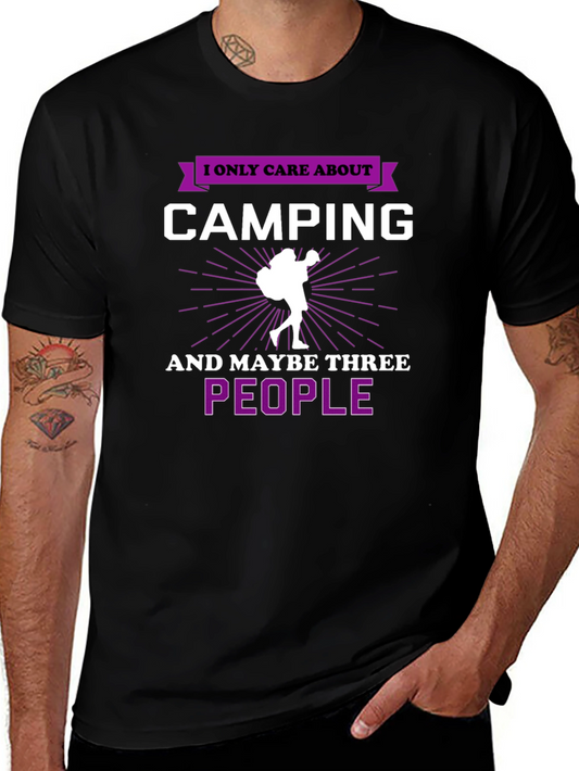 Camping & People Graphic Tee