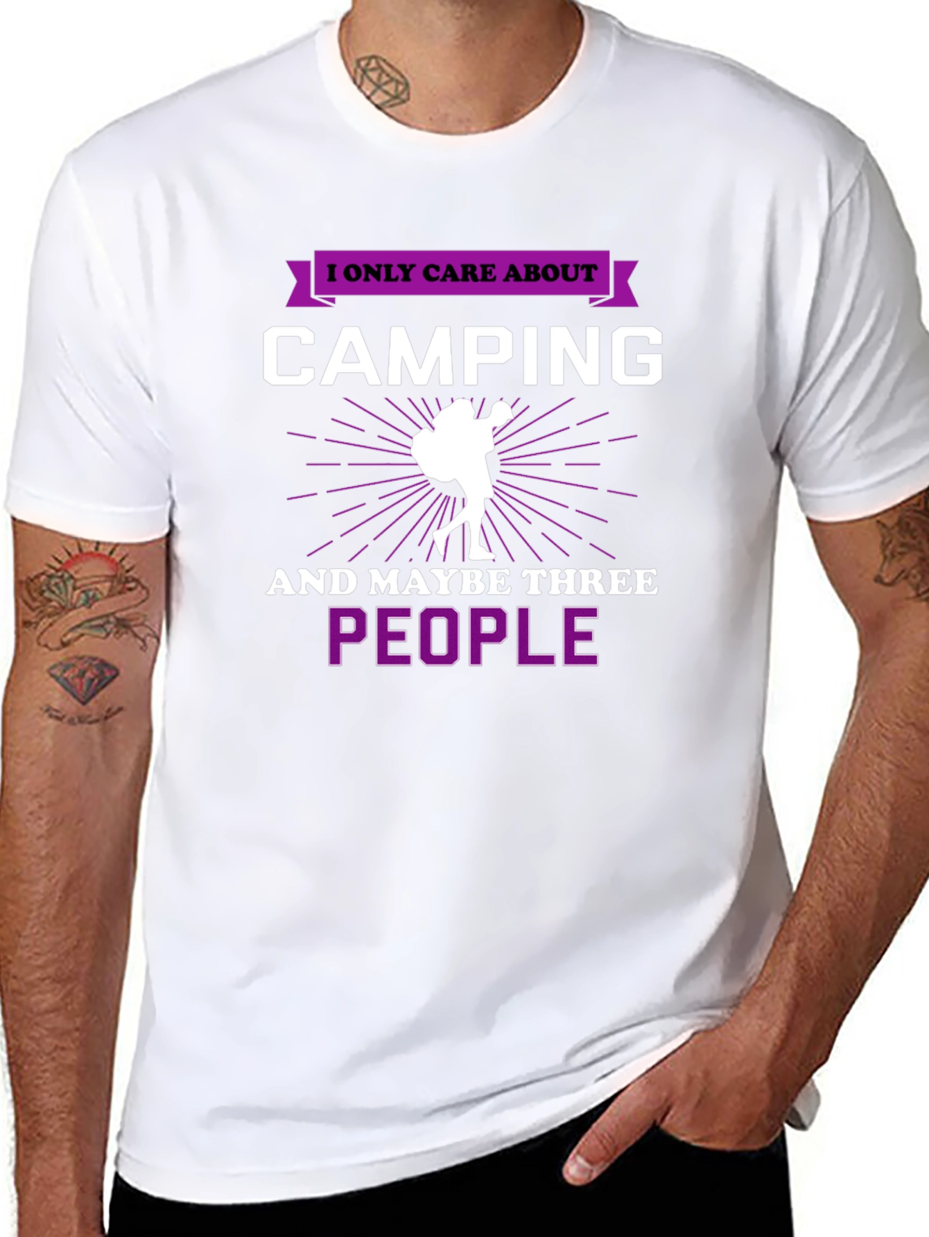Camping & People Graphic Tee
