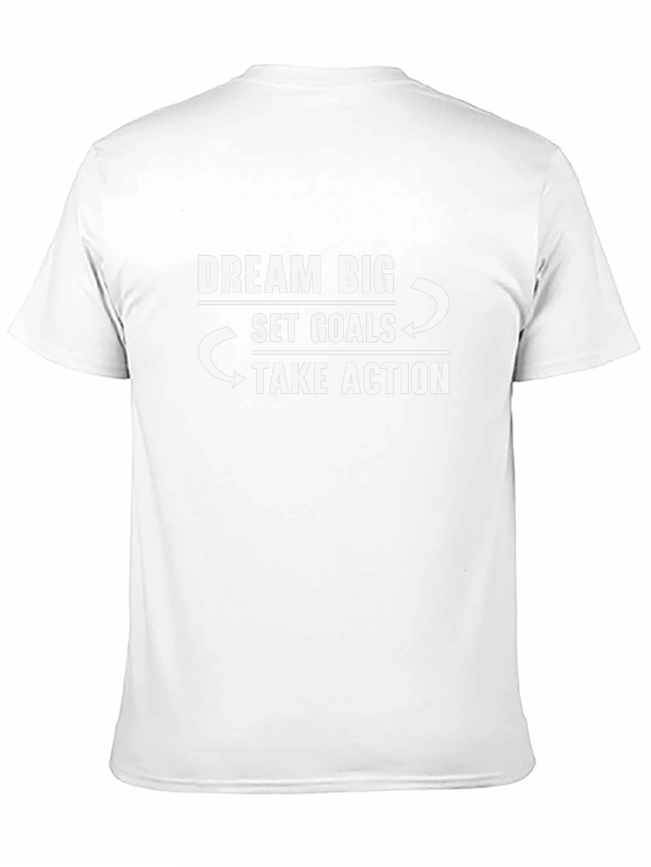 Dream Big Motivational Black T-Shirt