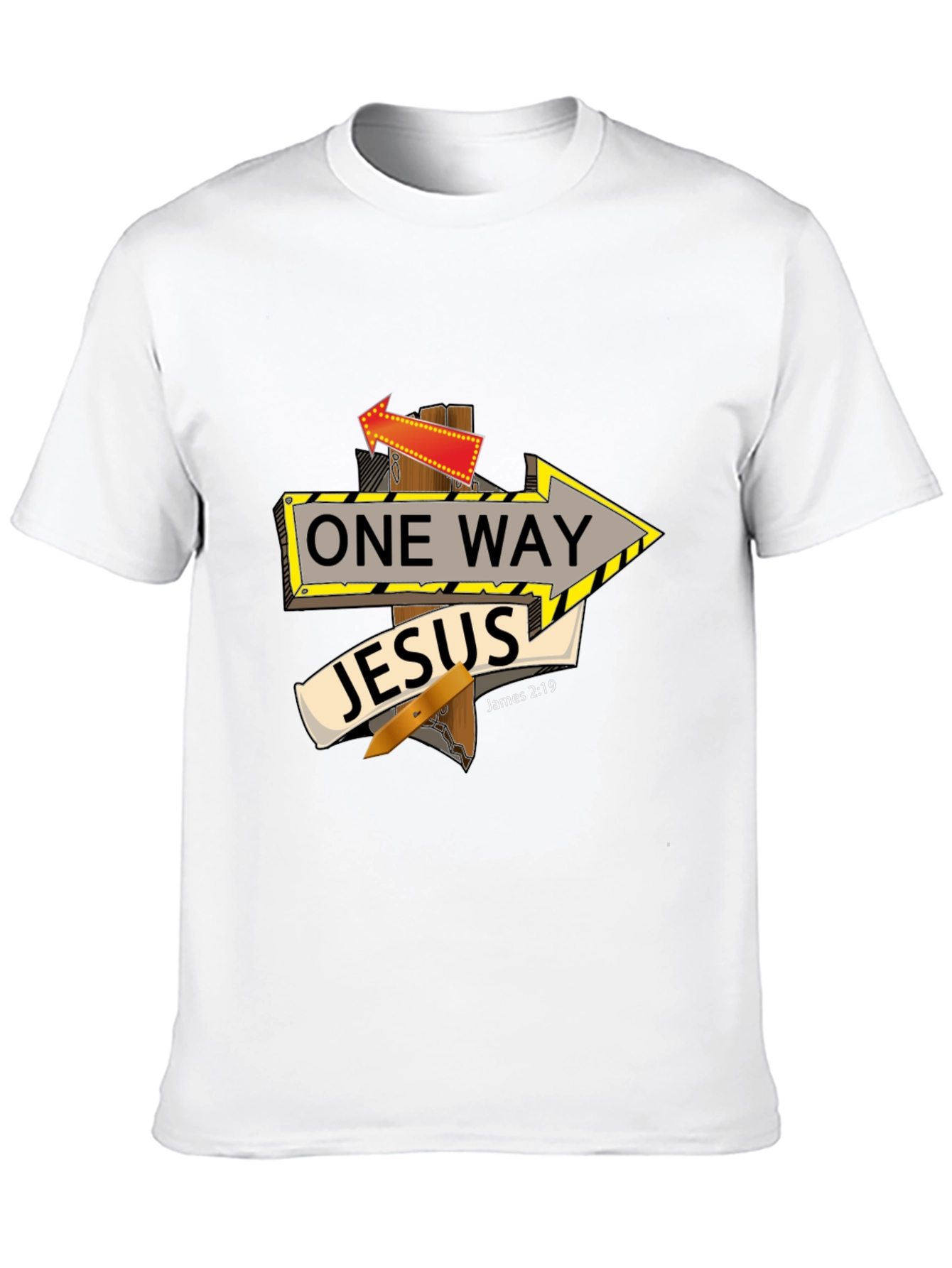One Way Jesus Graphic T-Shirt