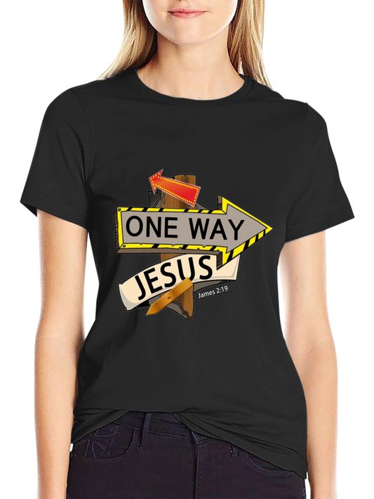 One Way Jesus Graphic T-Shirt
