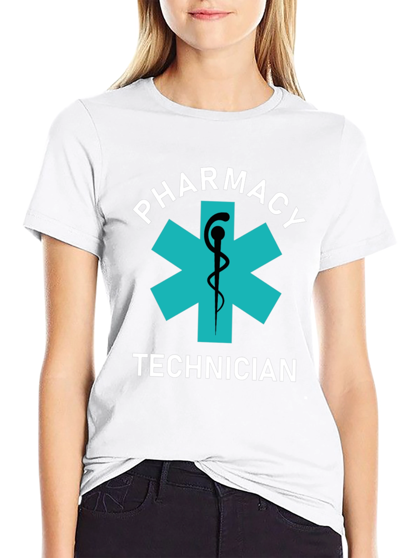 Pharmacy Technician T-Shirt - Medical Star Design