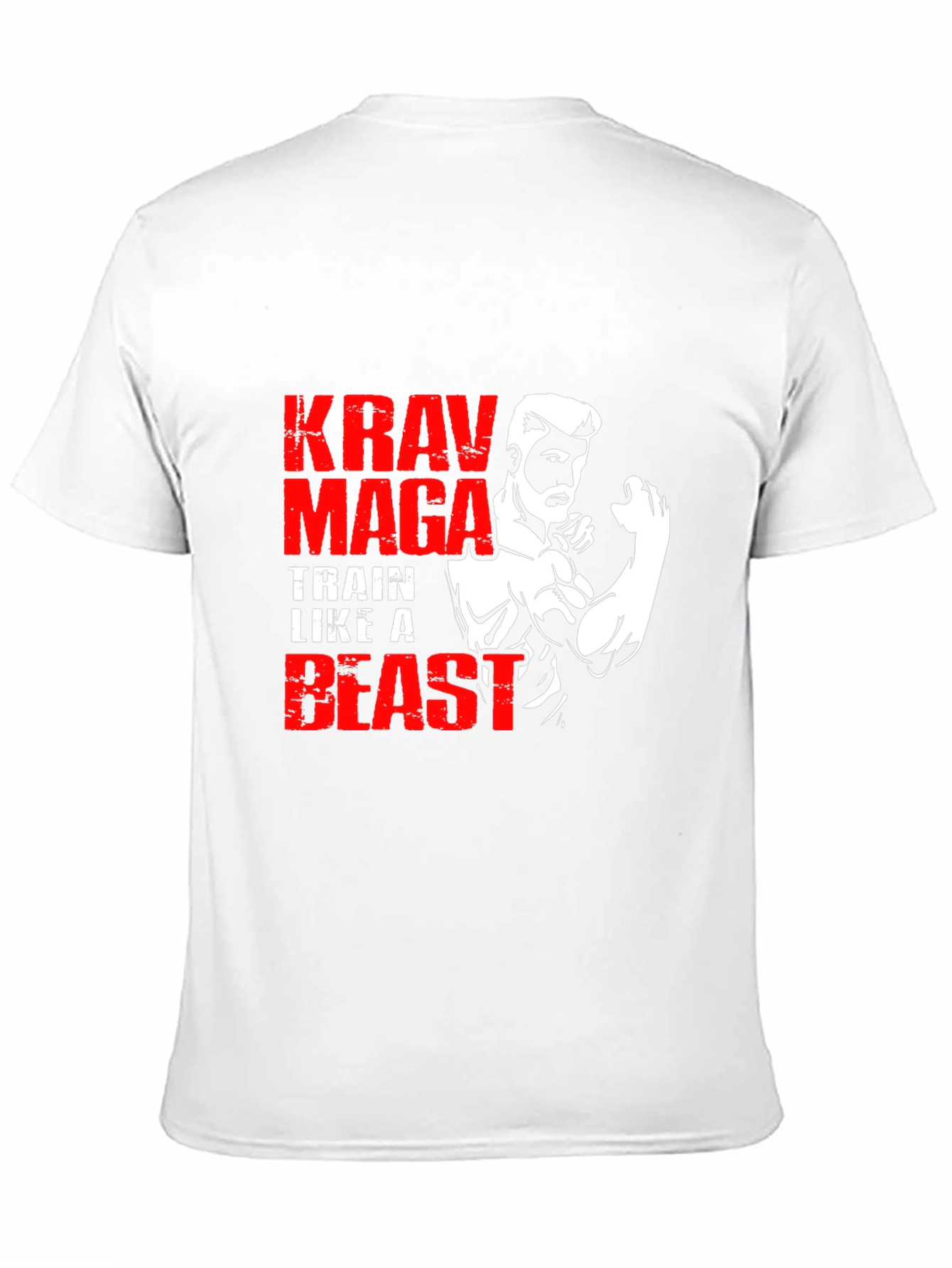 Krav Maga Train Like A Beast Black T-Shirt