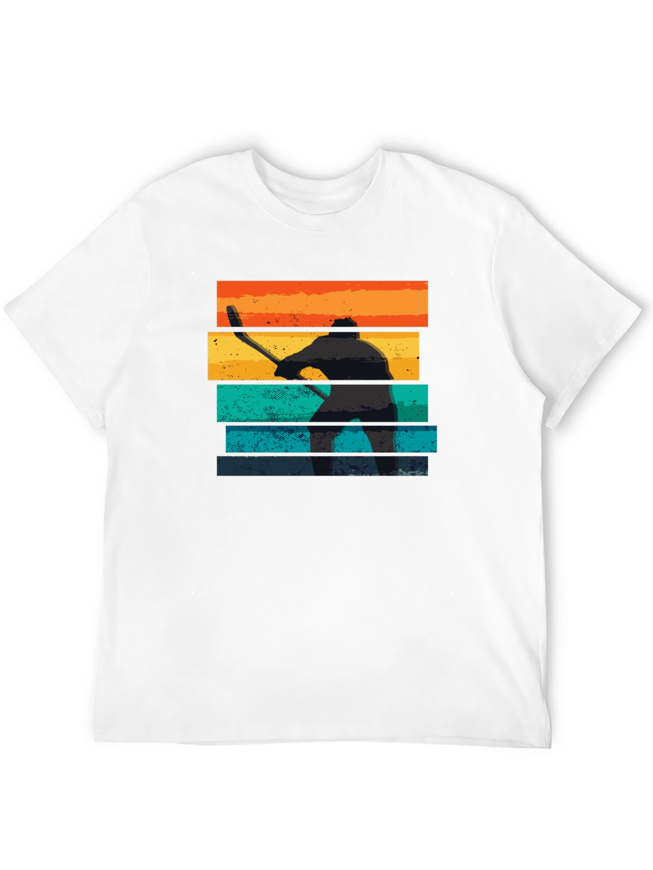 Retro Hockey Player Graphic Tee