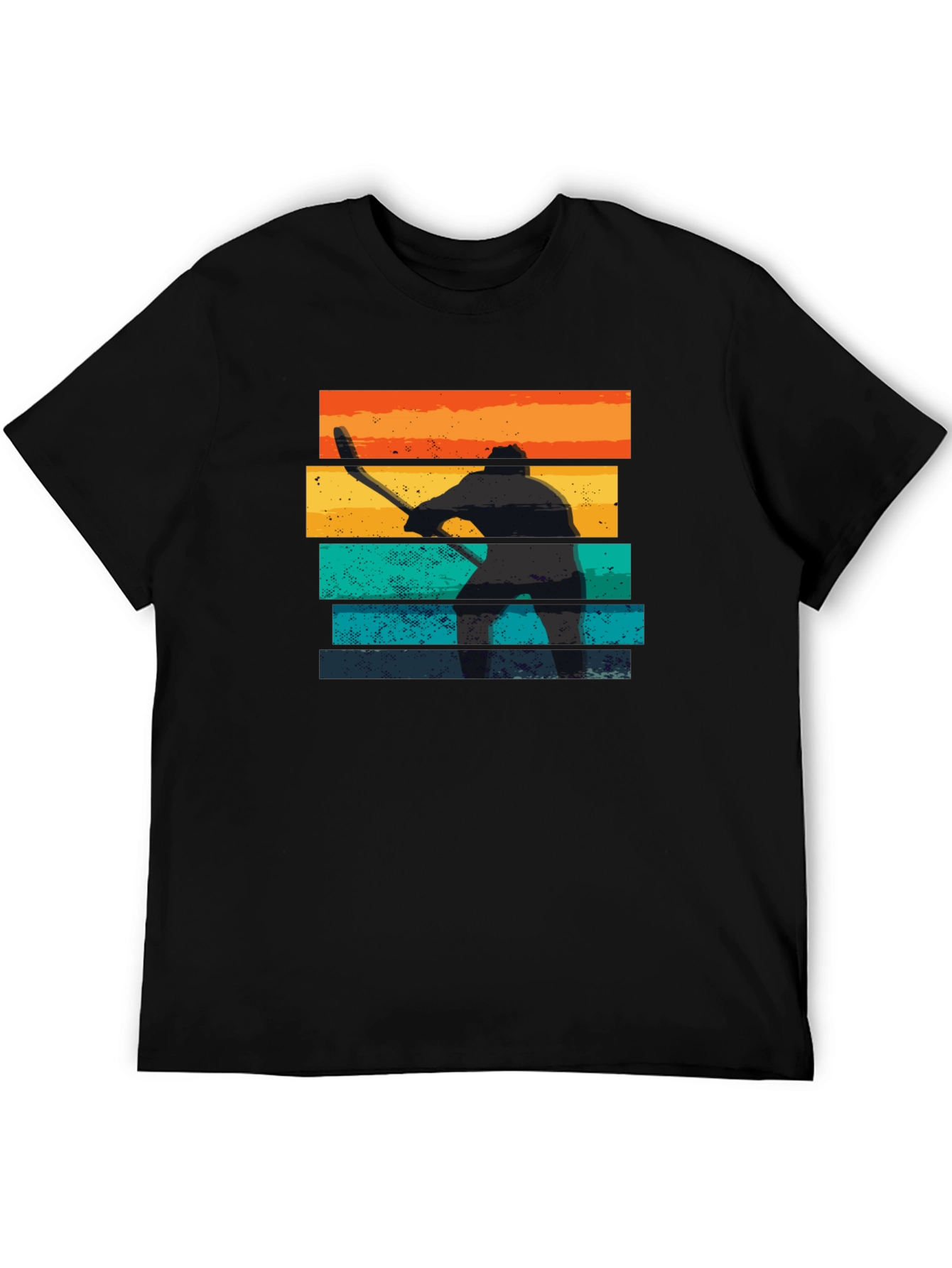 Retro Hockey Player Graphic Tee