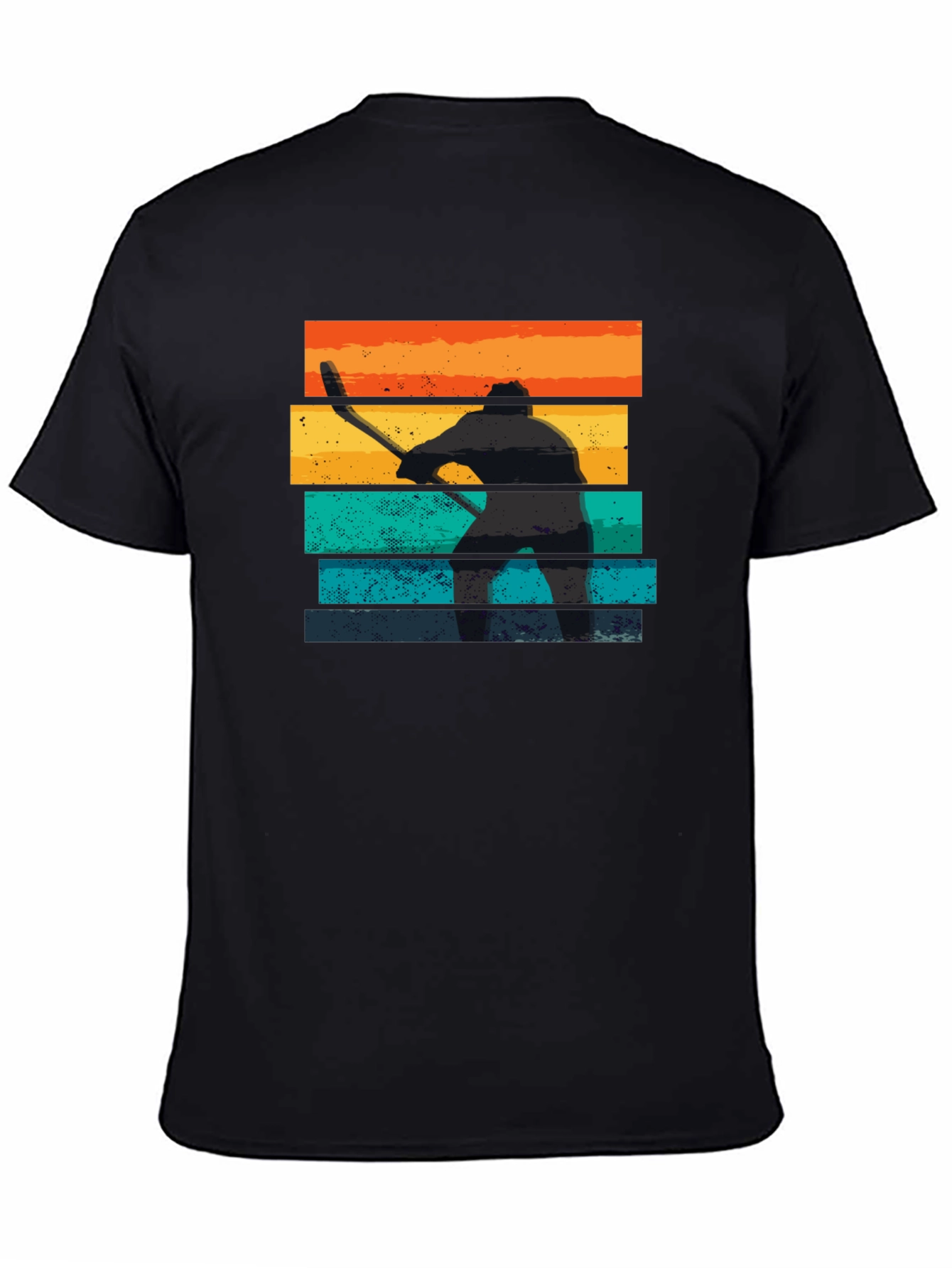 Retro Hockey Player Graphic Tee