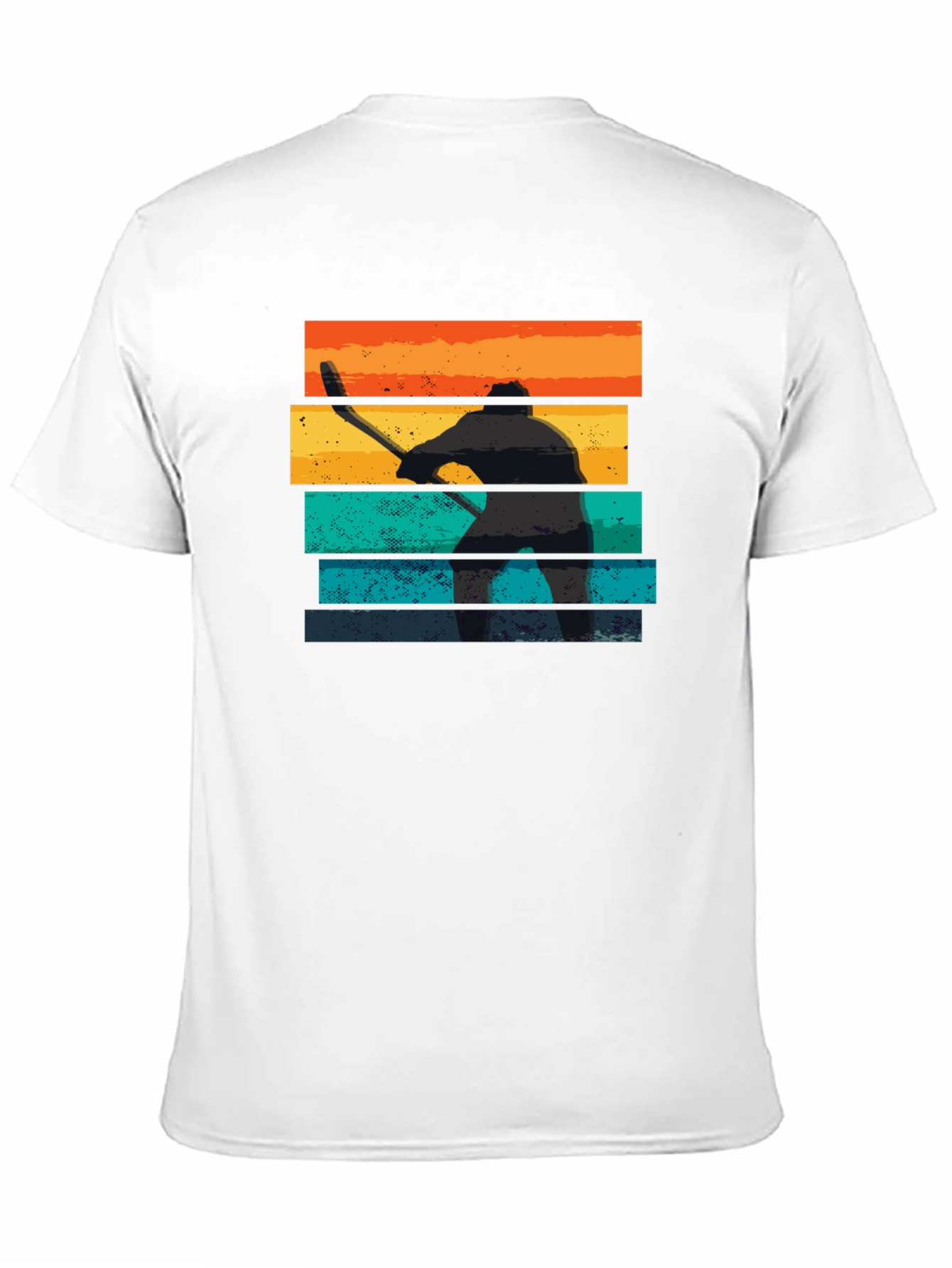 Retro Hockey Player Graphic Tee