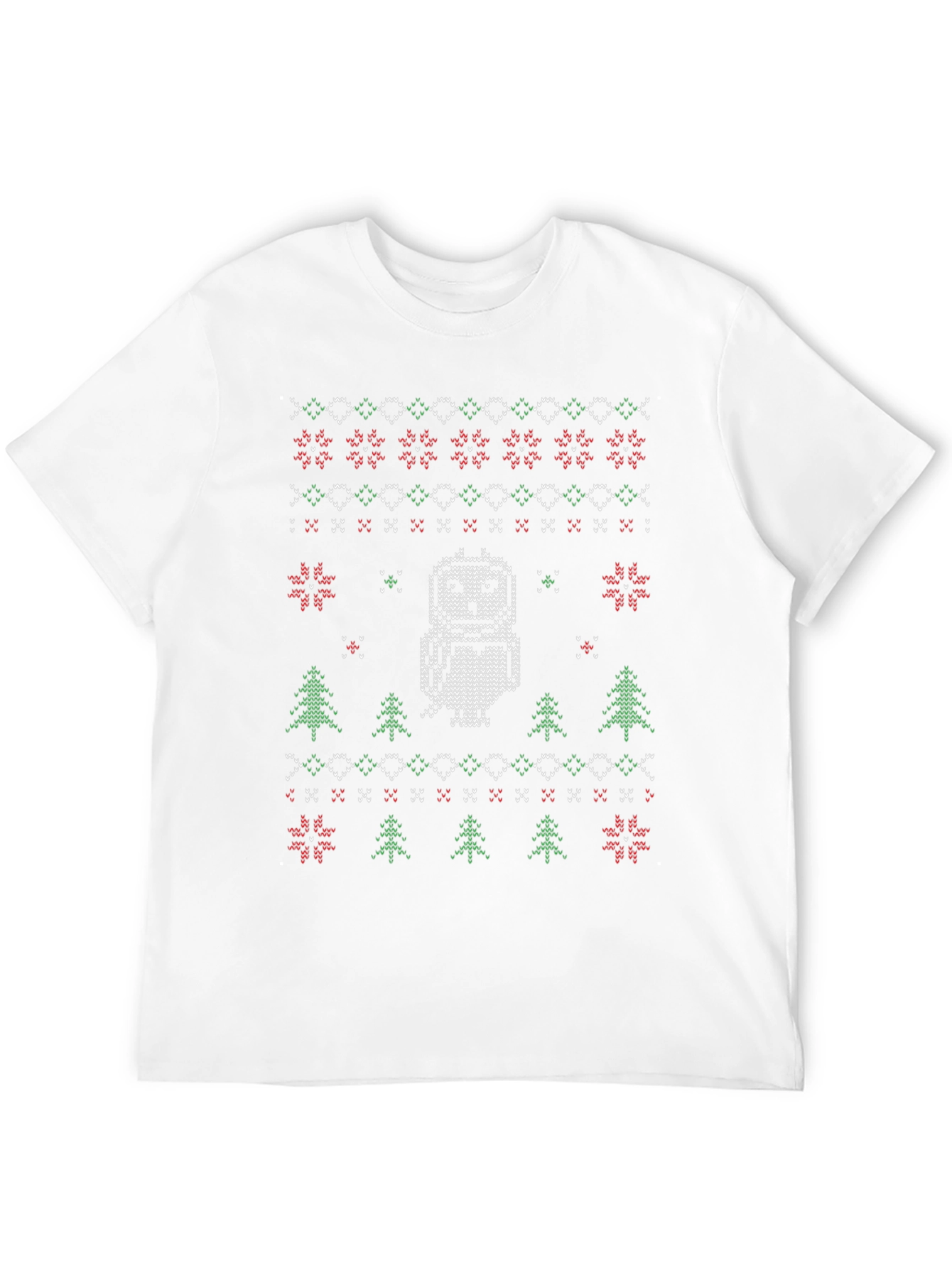 Festive Owl Ugly Christmas Sweater T-Shirt
