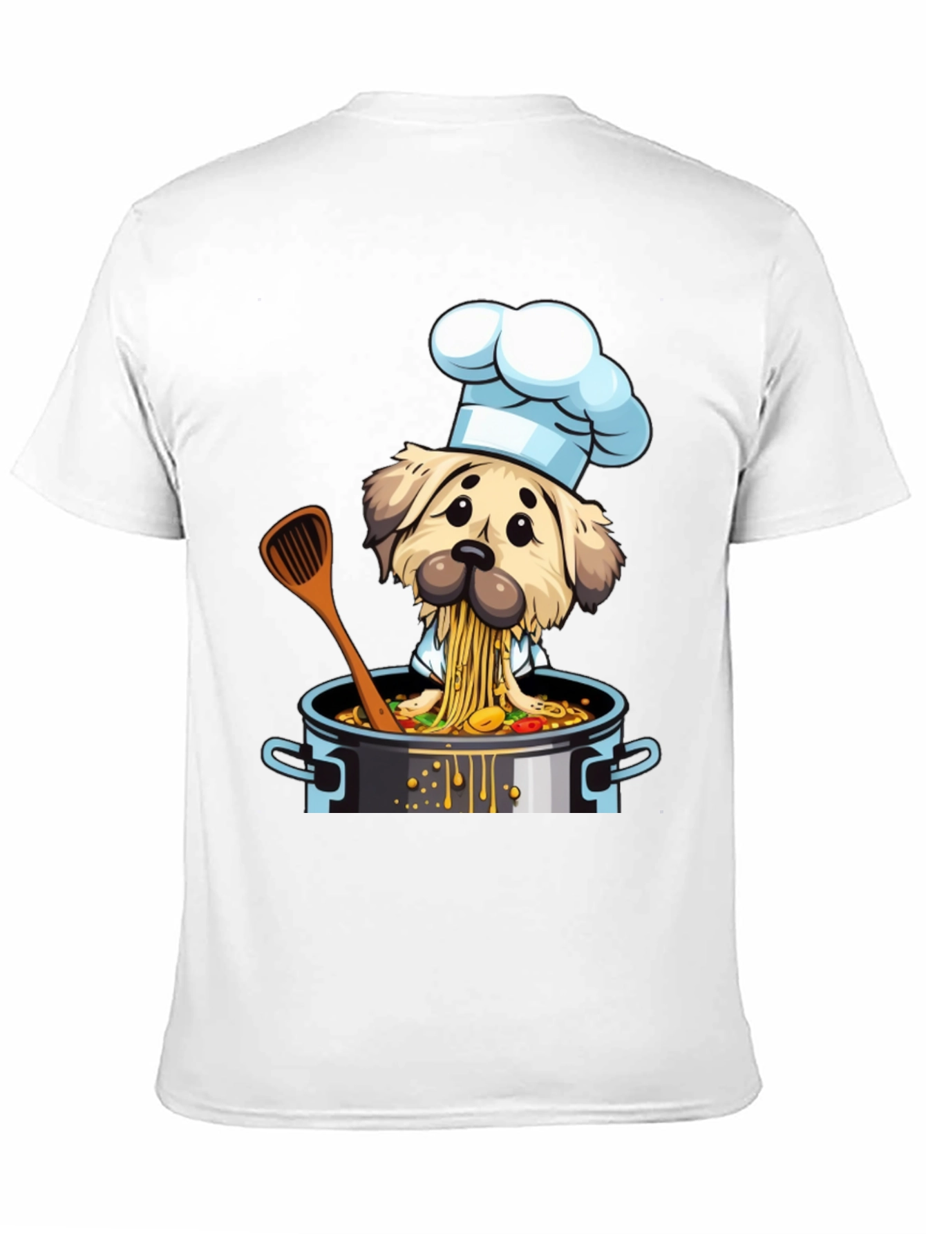 Chef Dog T-Shirt - Funny Cartoon Graphic Tee