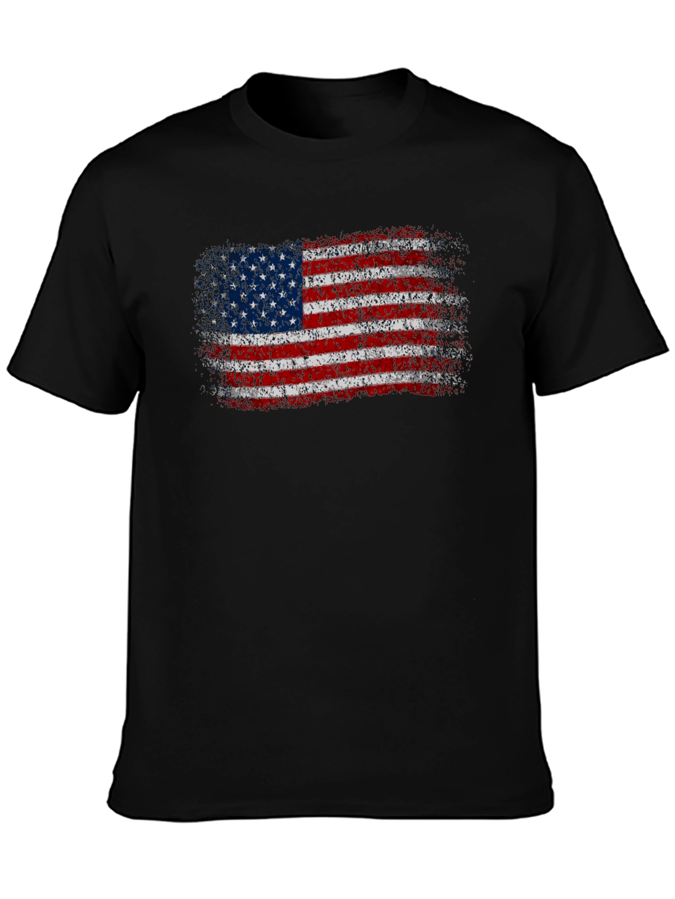 American Flag Grunge T-Shirt - Patriotic Pride