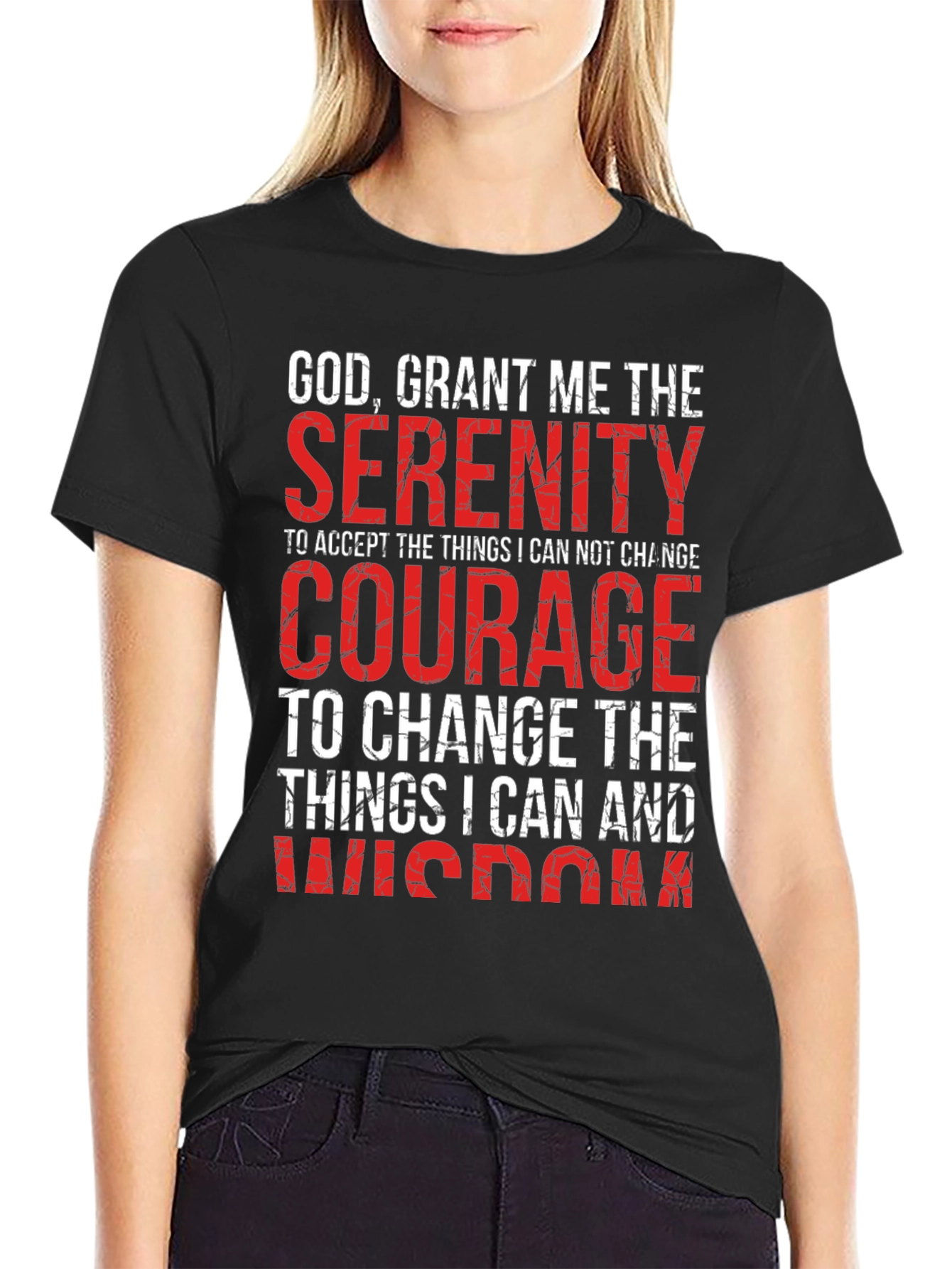 Serenity Prayer Graphic T-Shirt