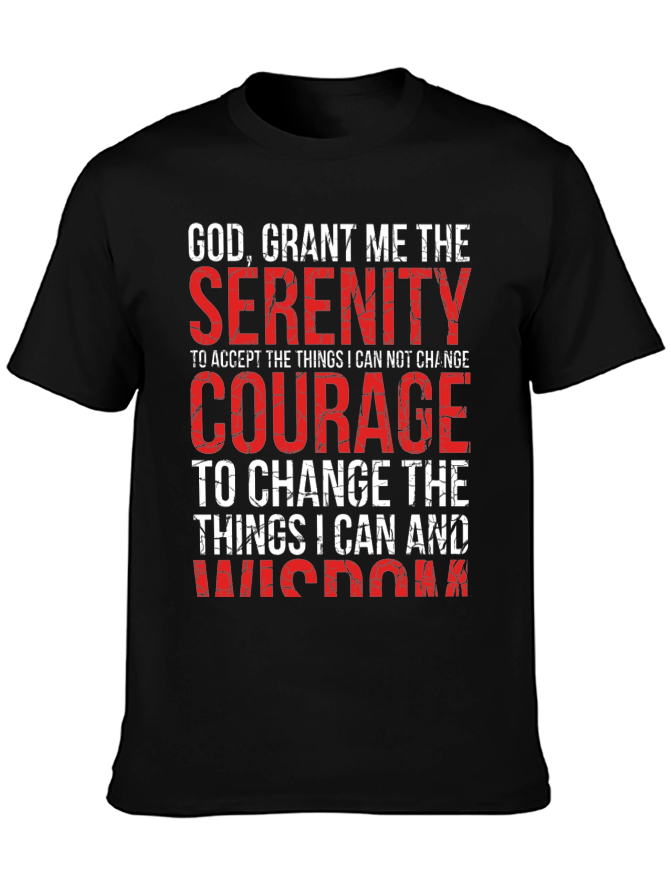Serenity Prayer Graphic T-Shirt