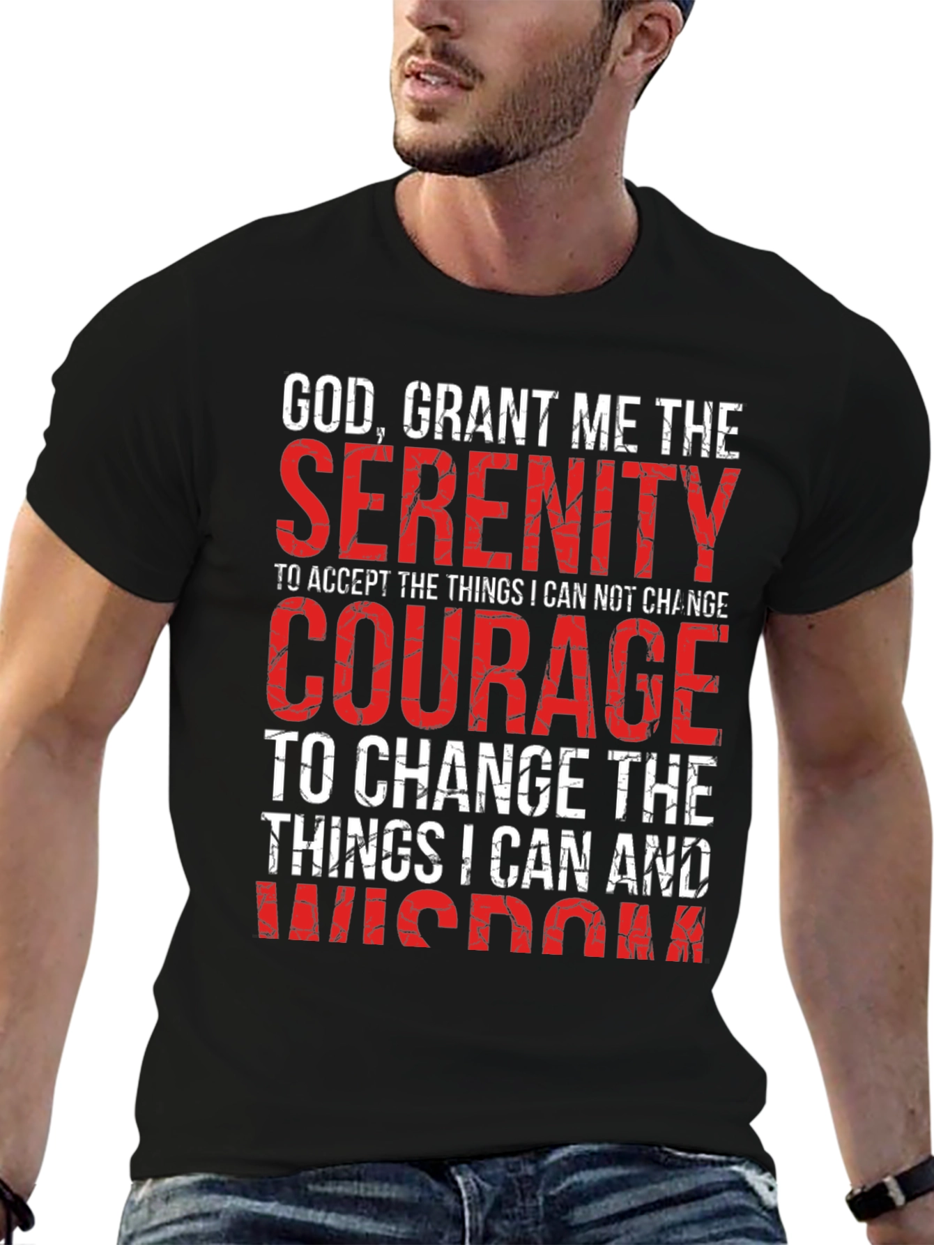 Serenity Prayer Graphic T-Shirt
