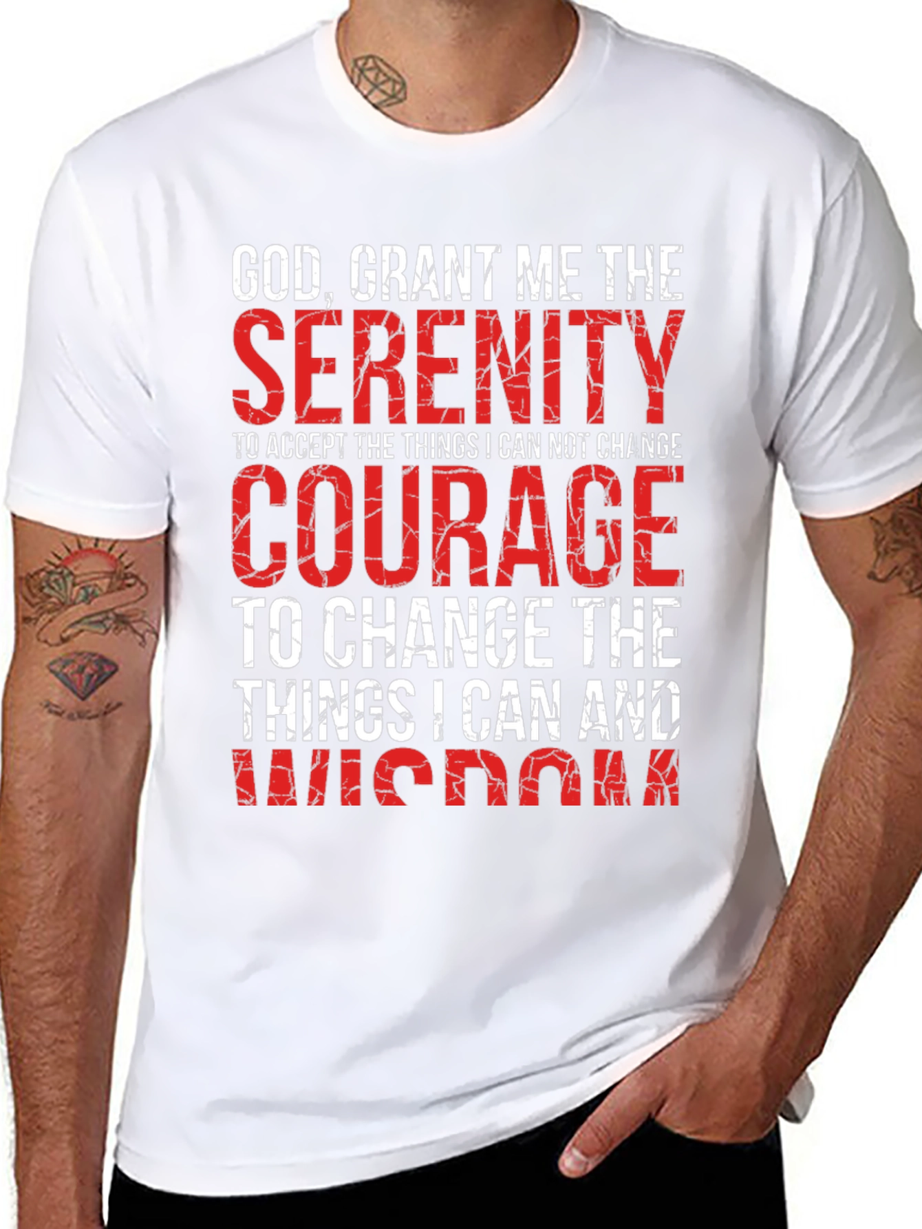 Serenity Prayer Graphic T-Shirt