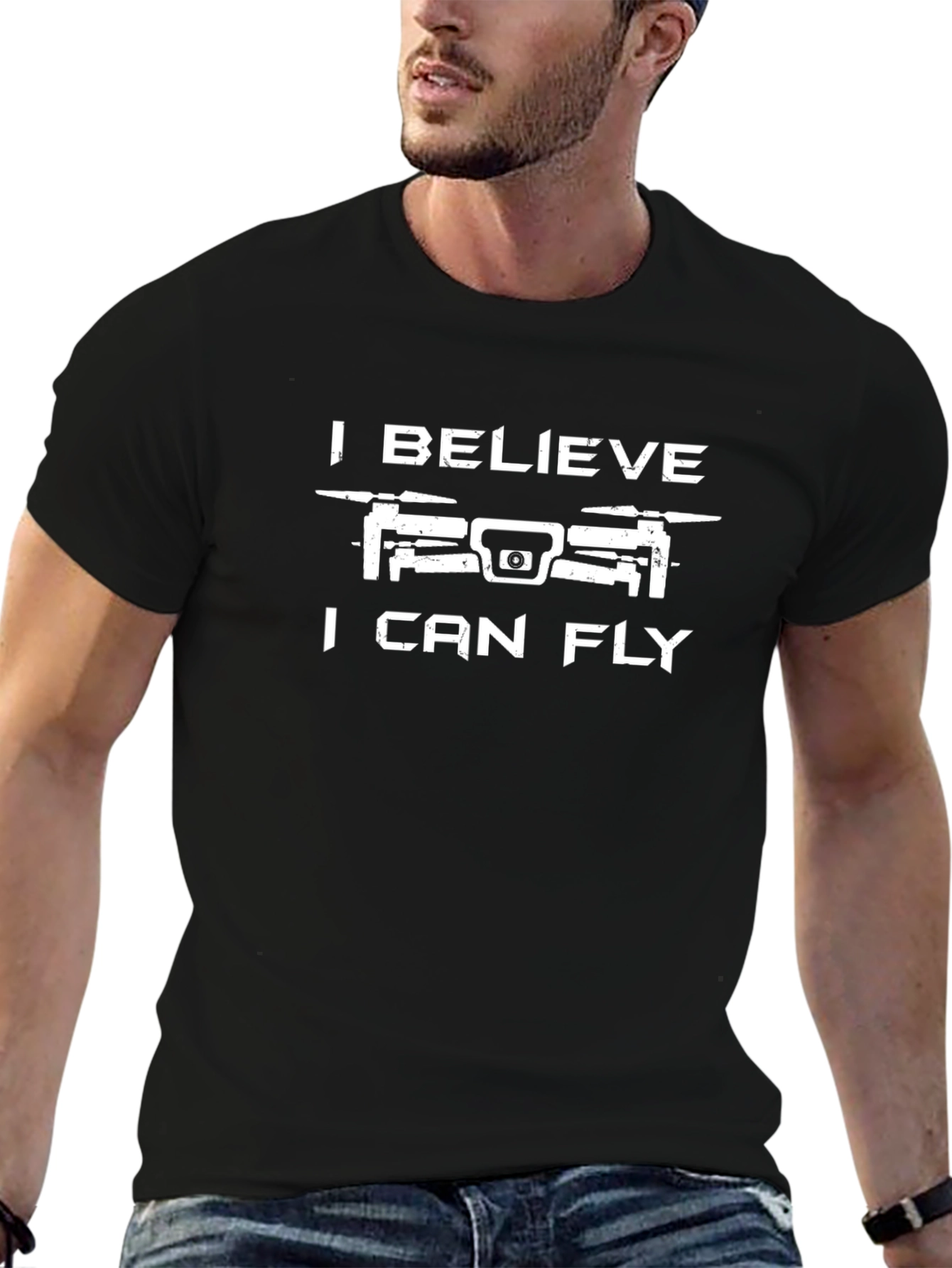 I Believe I Can Fly Drone T-Shirt