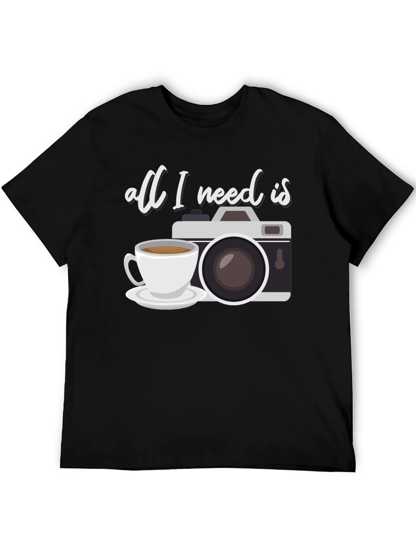 Coffee & Camera T-Shirt - Photographers Essential!