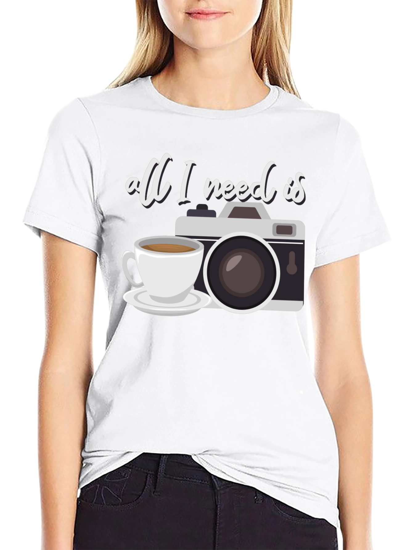 Coffee & Camera T-Shirt - Photographers Essential!