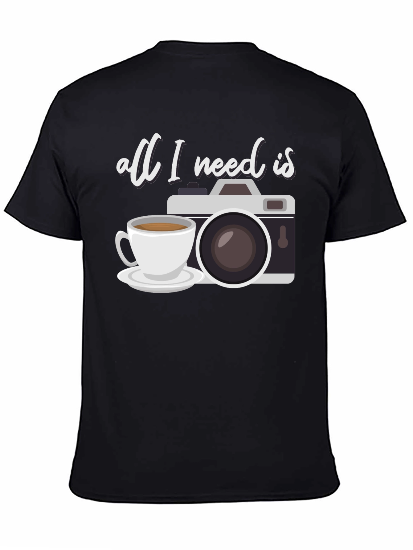 Coffee & Camera T-Shirt - Photographers Essential!