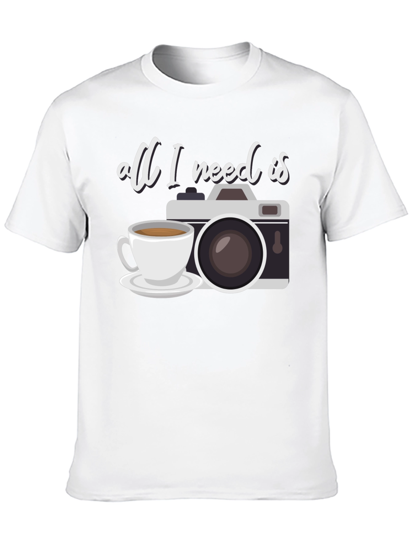 Coffee & Camera T-Shirt - Photographers Essential!