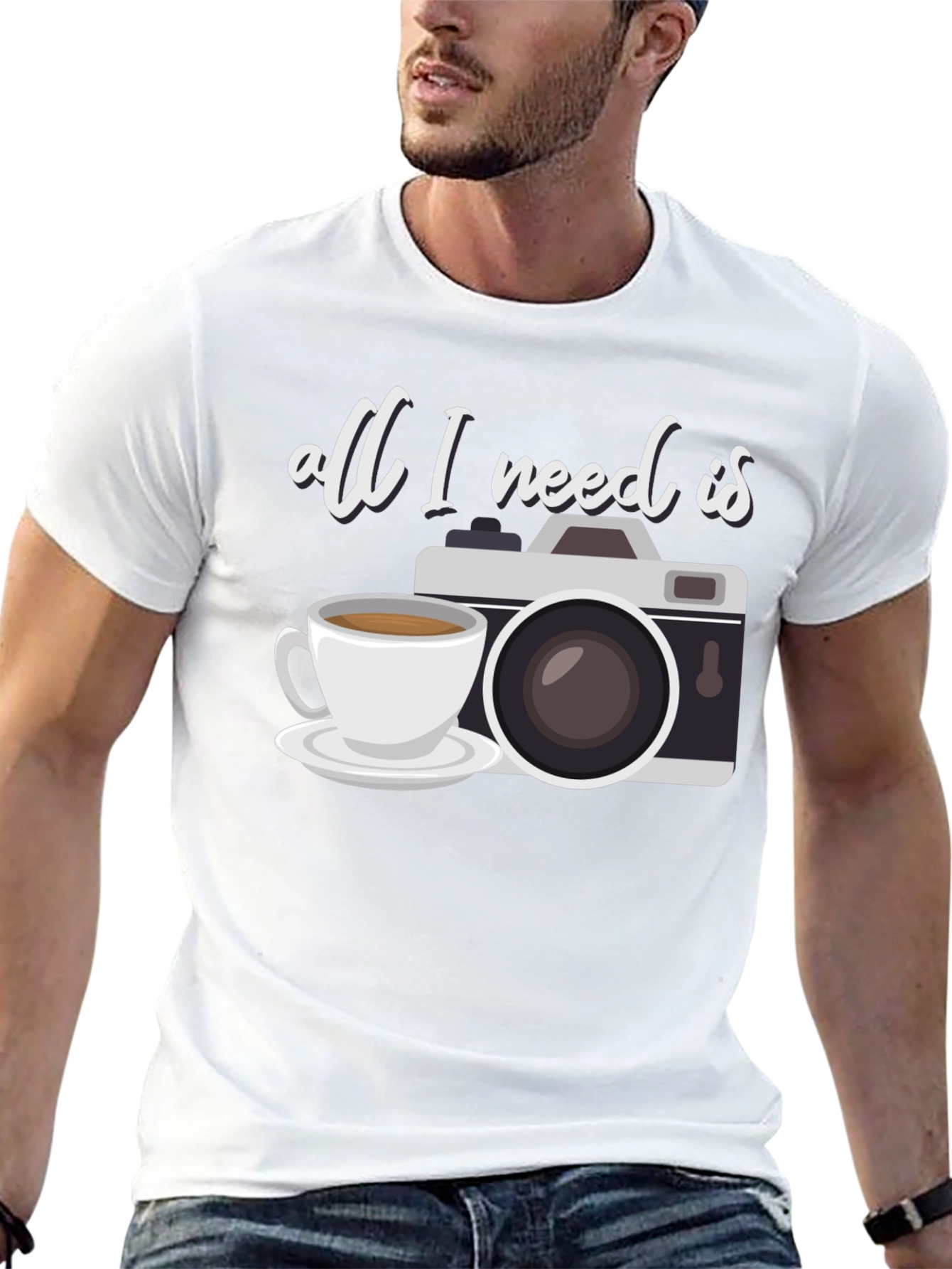 Coffee & Camera T-Shirt - Photographers Essential!