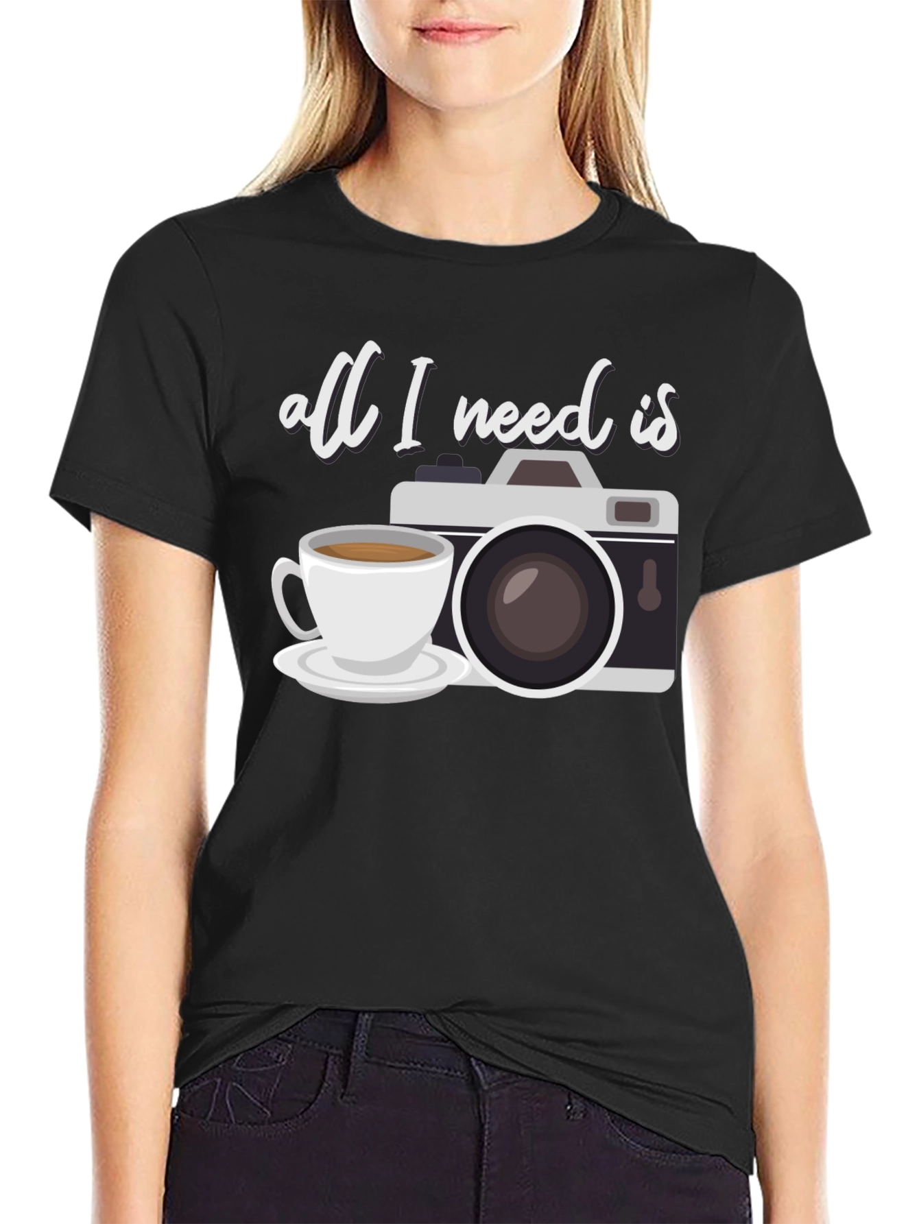 Coffee & Camera T-Shirt - Photographers Essential!
