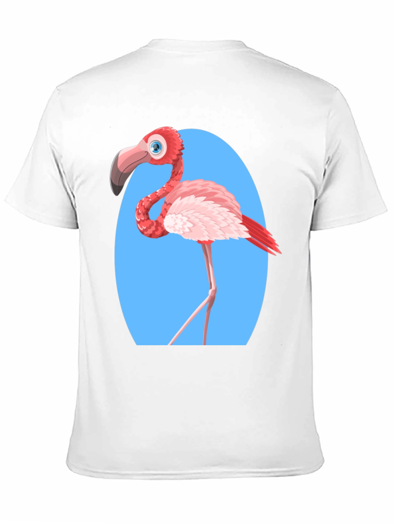 Funny Flamingo Graphic Tee - Black Unisex T-Shirt