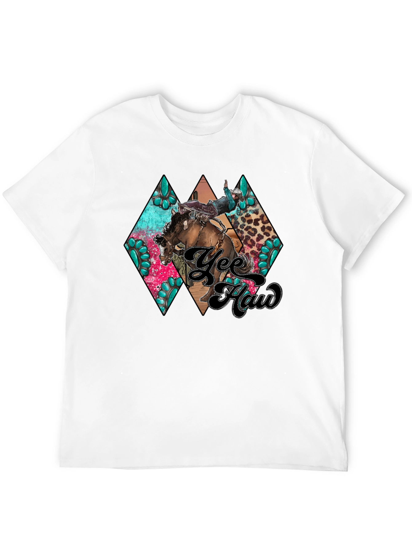 Yee Haw Rodeo Graphic Tee - Western Style