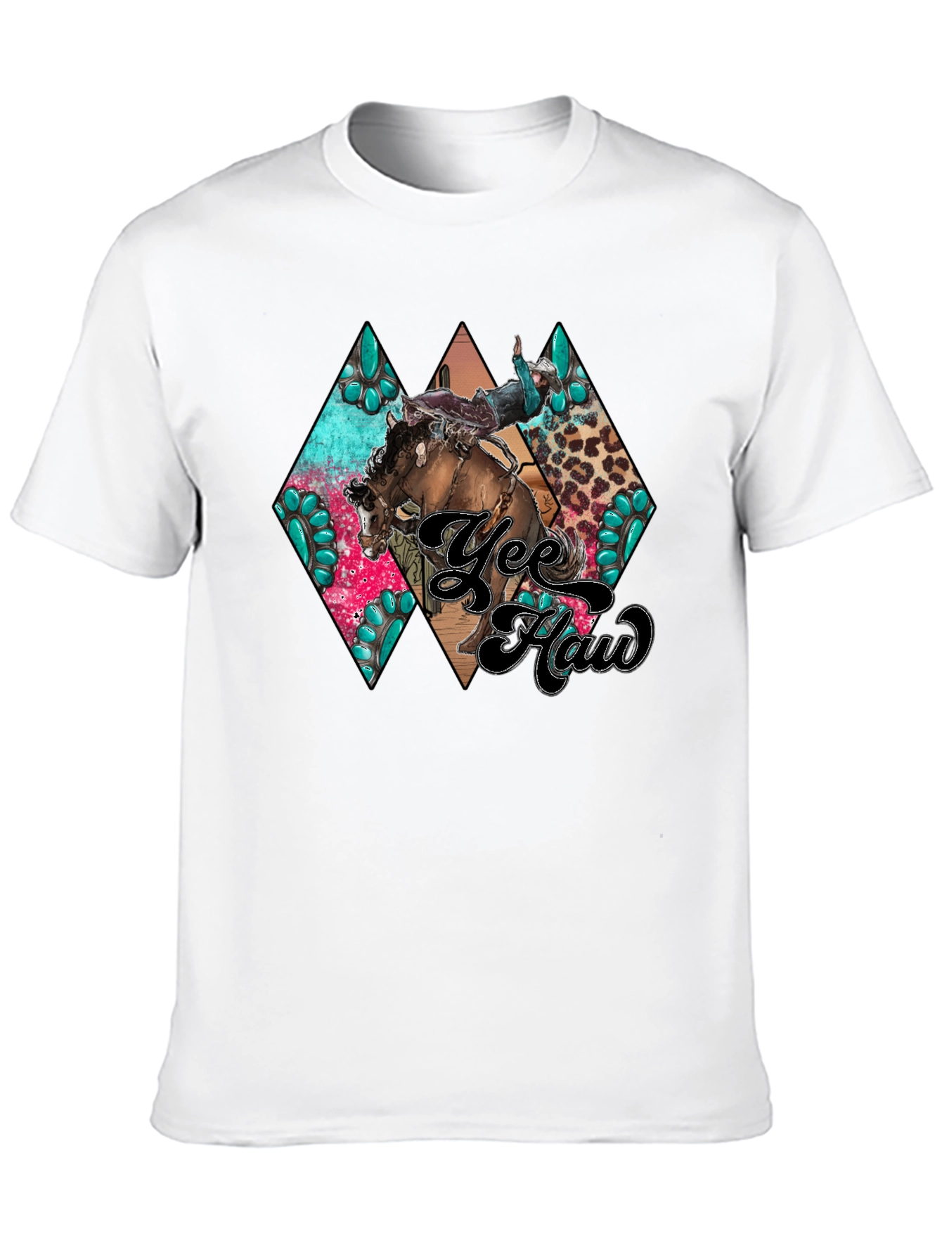 Yee Haw Rodeo Graphic Tee - Western Style